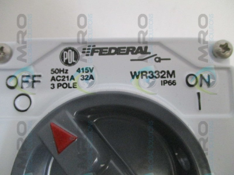 PDL WR332M SWITCH METAL ENCLOSURE NSMP