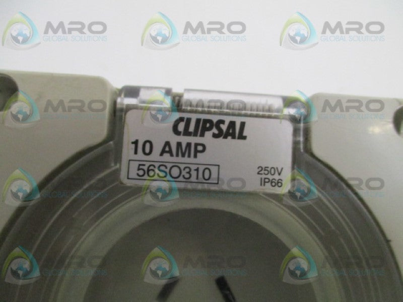 CLIPSAL 56SO310 AUTOMATIC SWITCHED SOCKET OUTLET (AS PICTURED)  UNMP