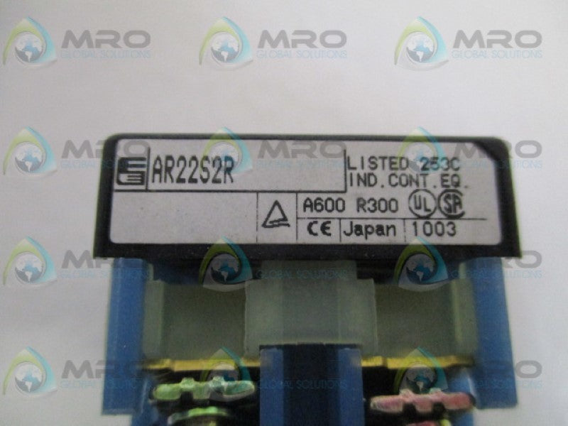 FUJI ELECTRIC AR22S2R PUSHBUTTON BODY (AS PICTURED) NSNP