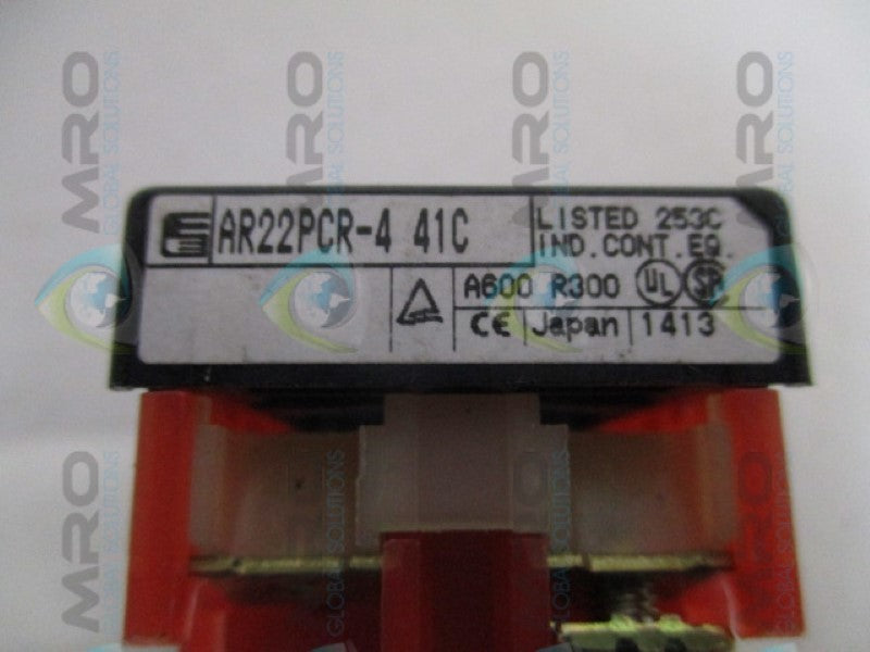FUJI ELECTRIC AR22PCR-441C PUSHBUTTON BODY (AS PICTURED) NSNP