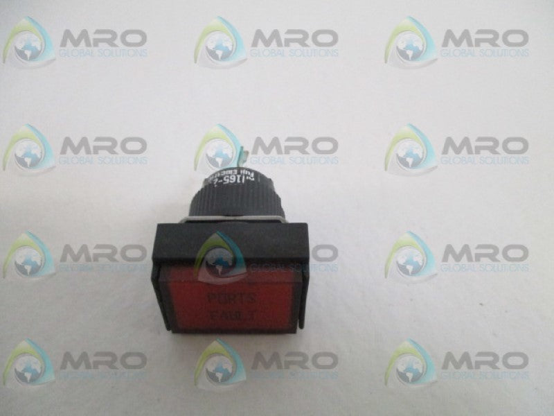 FUJI ELECTRIC AH165-ZTRE3 RED INDICATOR PUSBUTTON LIGHT UNMP