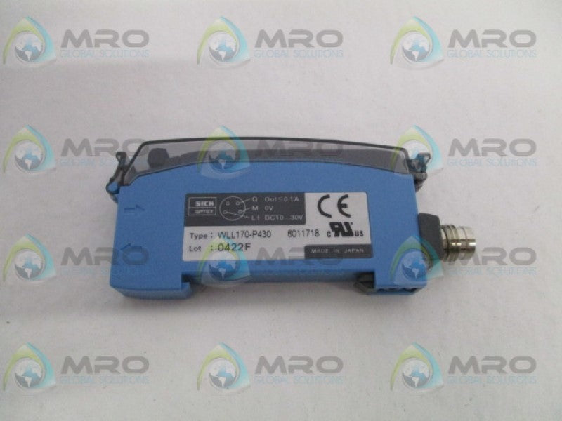 SICK WLL170-P430 FIBER OPTIC PHOTOELECTRIC SENSOR *NEW NO BOX*