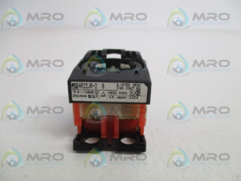 FUJI ELECTRIC AR22JR-2B PUSHBUTTON BODY (AS PICTURED) NSNP