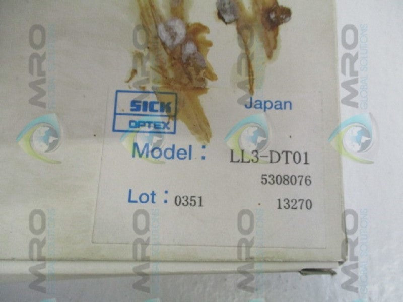 SICK LL3-DT01 FIBER OPTIC SENSOR *NEW IN BOX*
