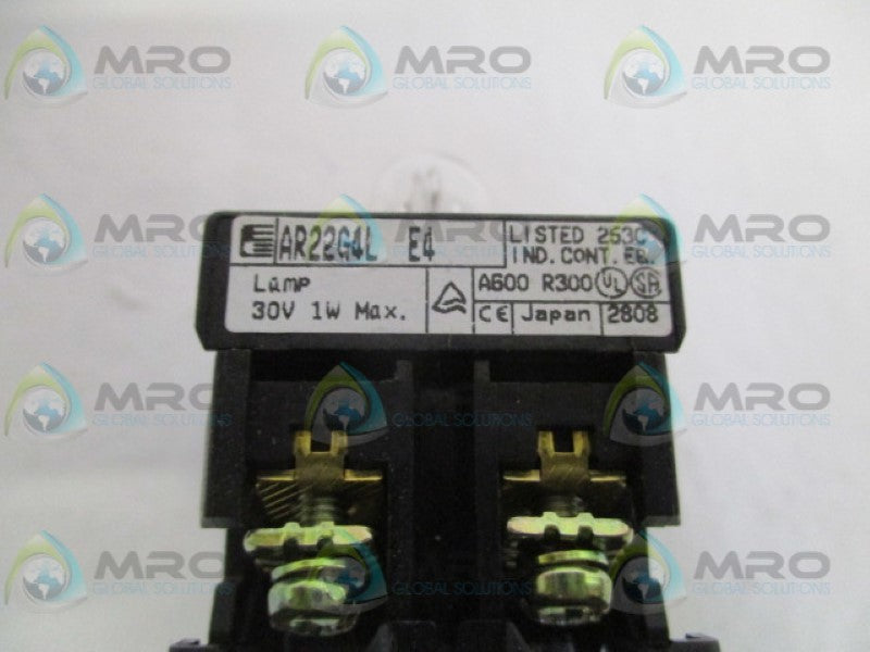 FUJI ELECTRIC AR22G4LE4 PUSHBUTTON BODY (AS PICTURED) NSNP