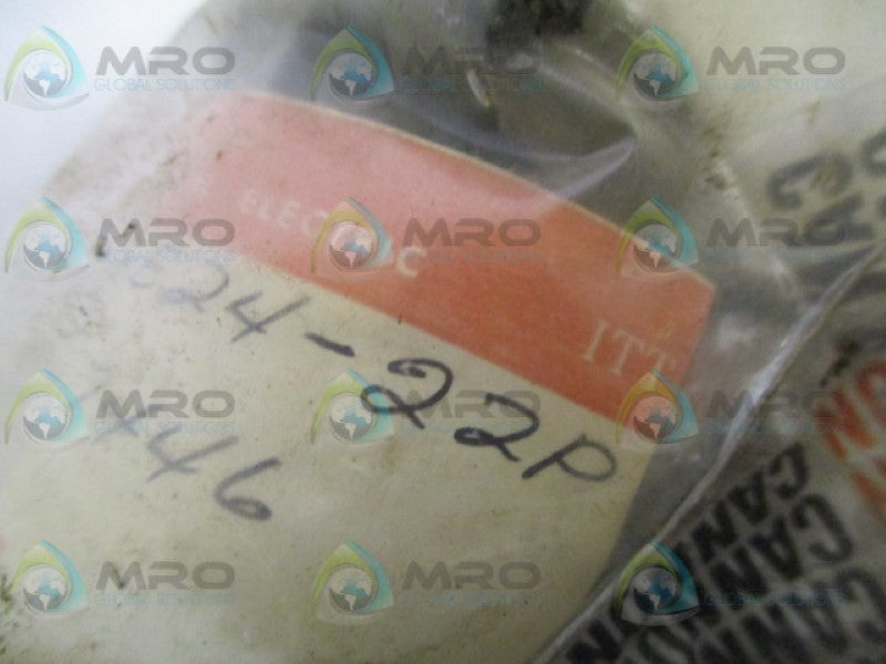 ITT CANNON MS3100E24-22P CIRCULAR CONNECTOR NSMP