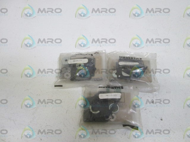 LOT OF 3 NUMATICS REPAIR KIT MK15-K3 *NEW IN FACTORY BAG*