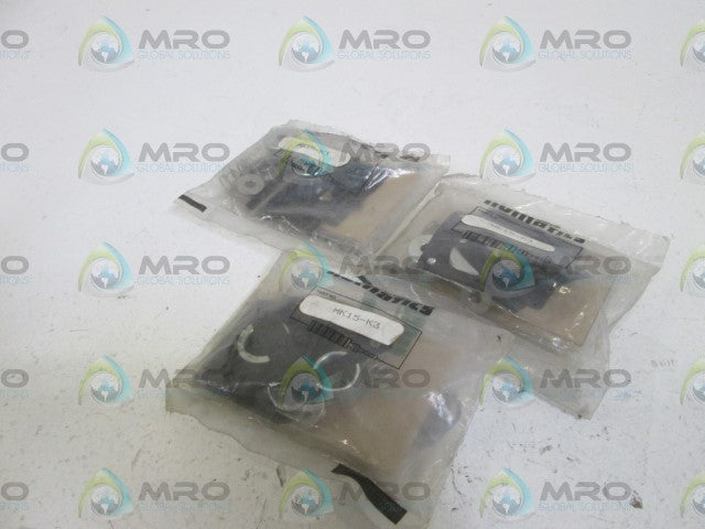 LOT OF 3 NUMATICS REPAIR KIT MK15-K3 *NEW IN FACTORY BAG*