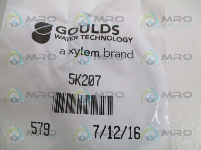 GOULDS 5K207 O-RING *NEW IN FACTORY BAG*