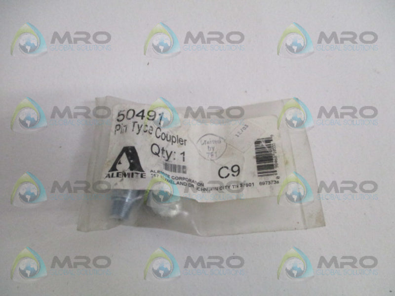 ALEMITE 50491 PIN TYPE COUPLER * NEW IN FACTORY BAG *