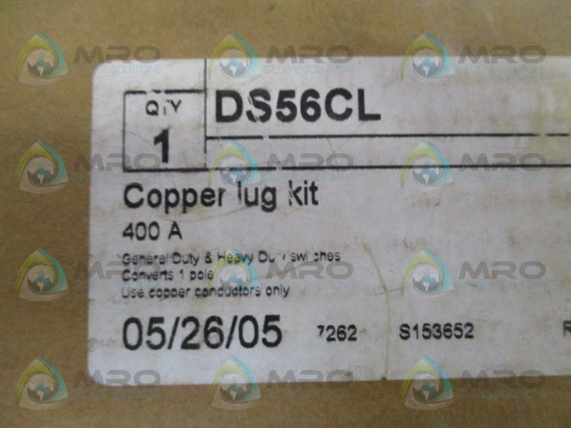 ILSCO DS56CL COPPER LUG KIT *NEW IN BOX*