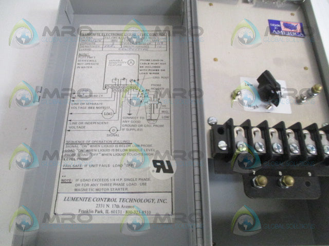 LUMENITE FMTV-3031 LIQUID LEVEL CONTROL *NEW NO BOX*