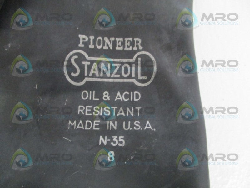 PIONEER STANZOIL N-35 OIL & ACID RESISTANT GLOVES SIZE 8 *NEW NO BOX*