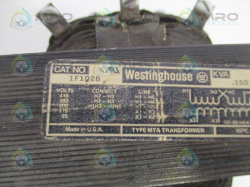 WESTINGHOUSE 1F1Q28 TRANSFORMER  UNMP