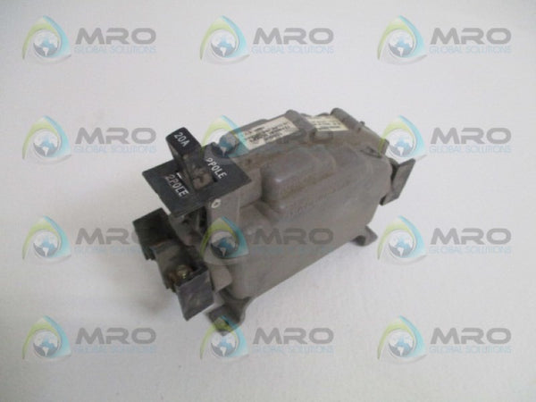 CROUSE HINDS D2CB1220M83 CIRCUIT BREAKER 20A  UNMP