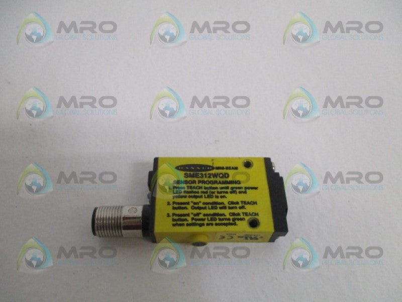 BANNER MINI-BEAM SME312WQD PHOTOELECTRIC SENSOR  UNMP