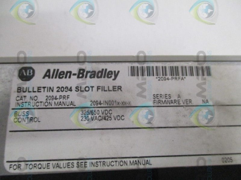 INDUSTRIAL SPARE PART KINETIX 6000 2094-PRF SER. A SLOT FILLER  UNMP