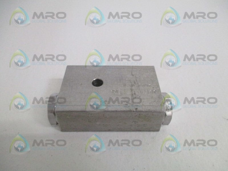 FLUID CONTROLS 4K21-N2-S VALVE MANIFOLD BLOCK *NEW NO BOX*