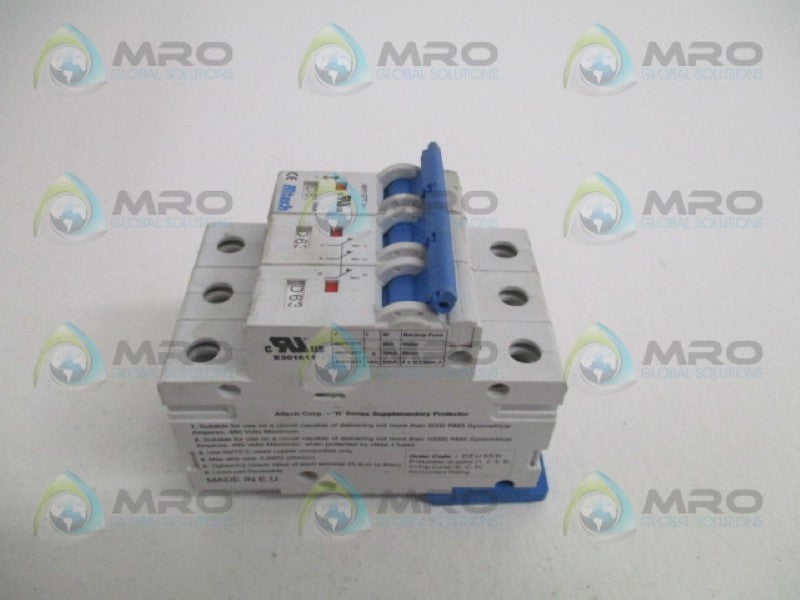 ALTECH D63 CIRCUIT BREAKER 277V  UNMP