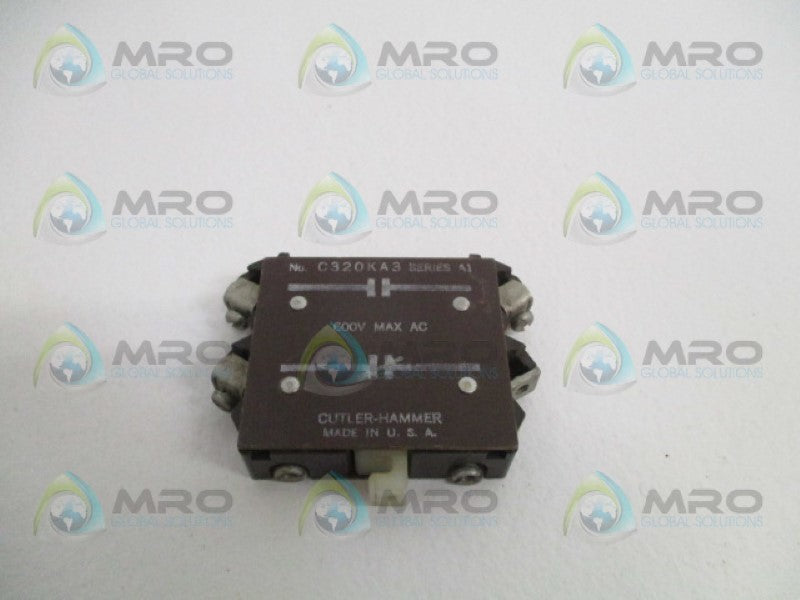 CUTLER HAMMER C320KA2 SER. A1 UNMP