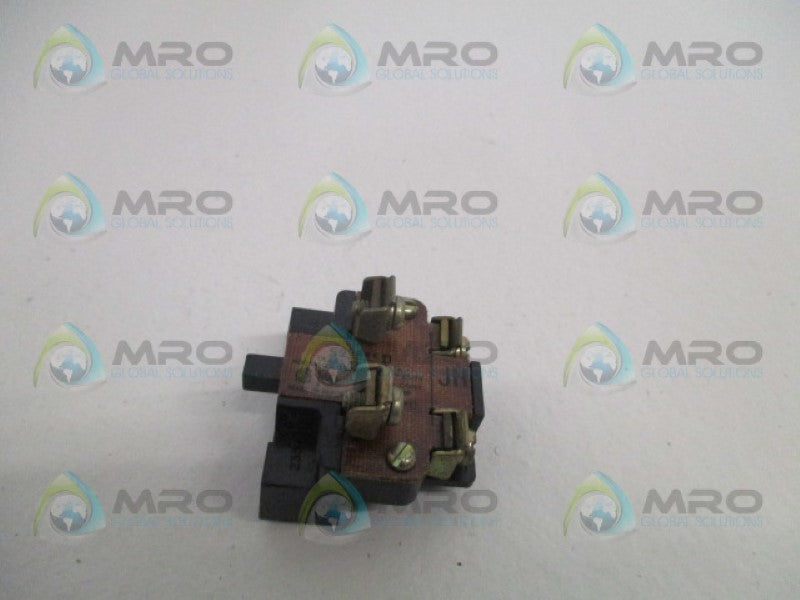 SQUARE D 9001-TA CONTACT BLOCK (MISSING ACCESSORIES) *NEW NO BOX*