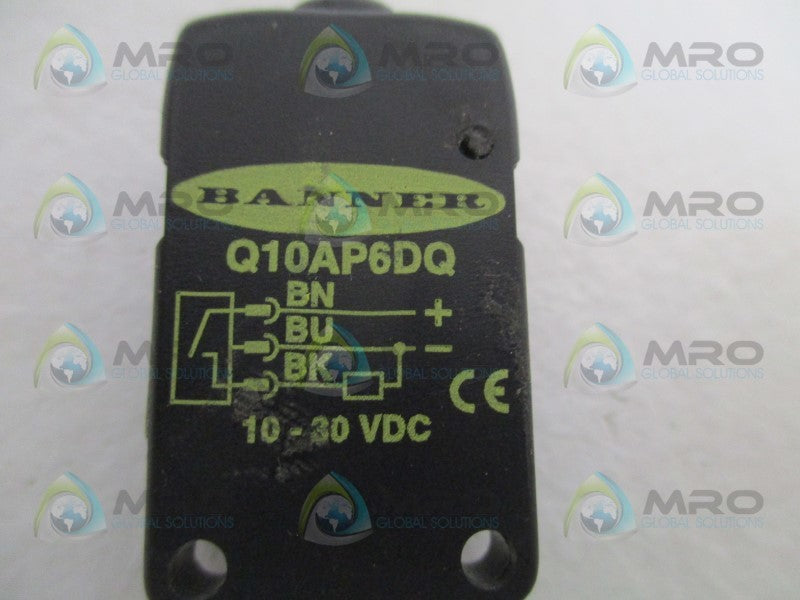 BANNER Q10AP6DQ PHOTOELECTRIC PROXIMITY SENSOR  UNMP
