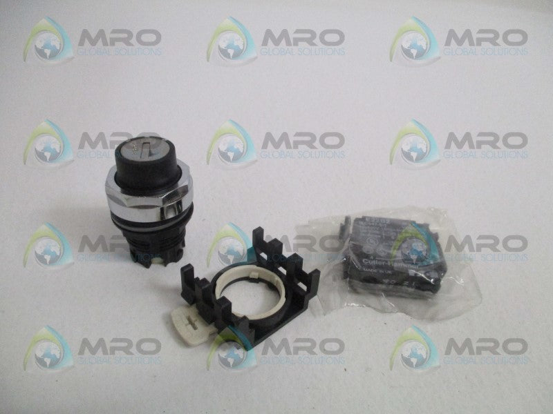 CUTLER HAMMER E22KN6 KEY SELECTOR SWITCH (MISSING ACCESSORIES)  NSMP