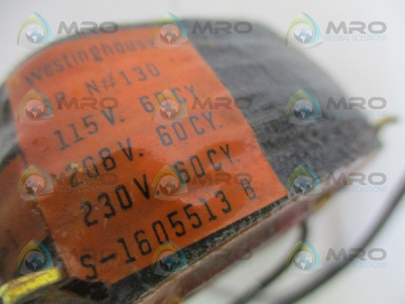 WESTINGHOUSE 1605513-B COIL 115/208/230V  UNMP