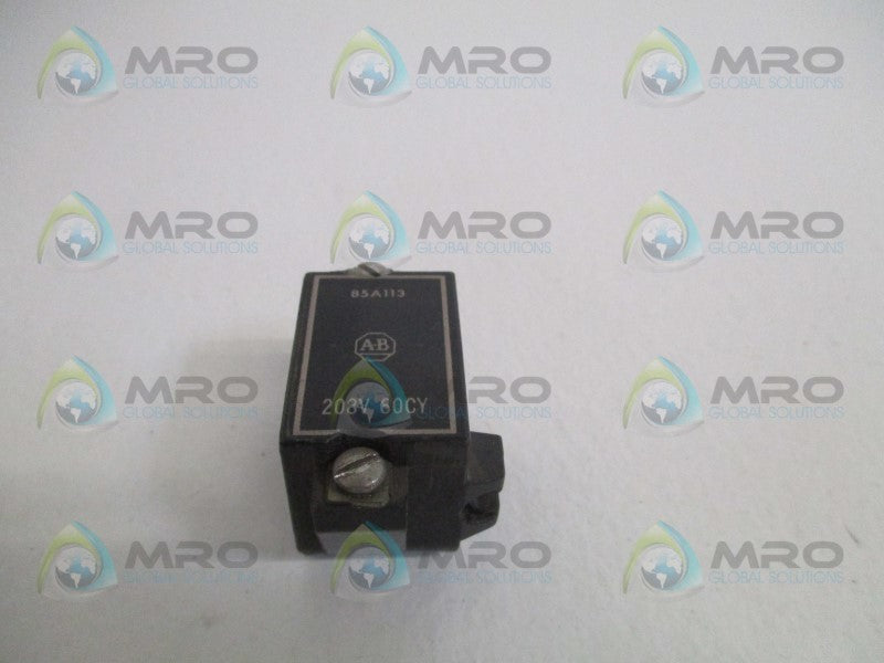 INDUSTRIAL SPARE PART 85A113 COIL 208V  UNMP