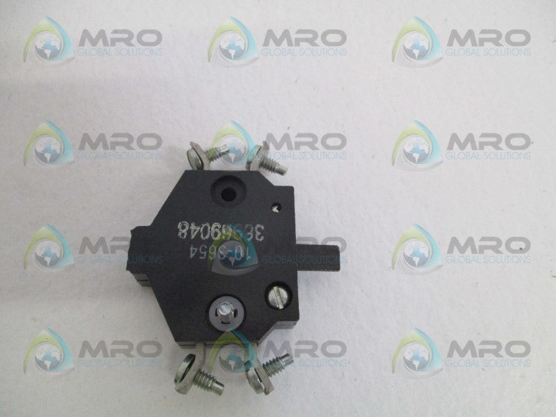 CUTLER HAMMER 10-3654 36969048 CONTACT BLOCK  UNMP