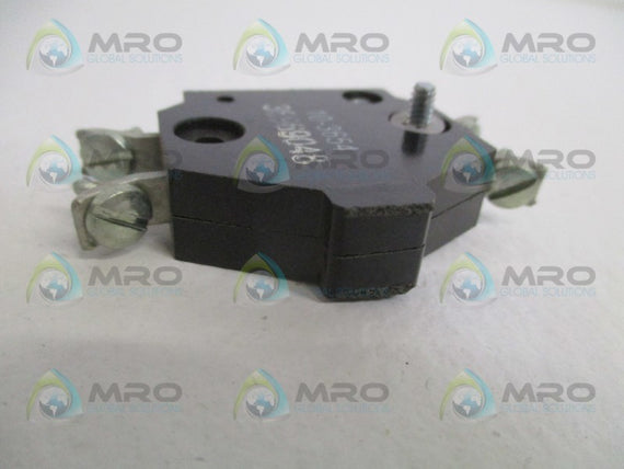 CUTLER HAMMER 10-3654 36969048 CONTACT BLOCK * USED *