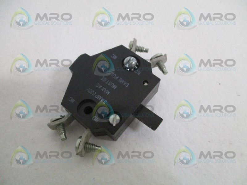 CUTLER HAMMER 10-3654 36969048 CONTACT BLOCK  UNMP