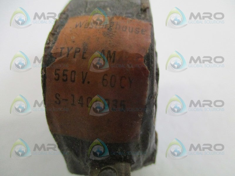 WESTINGHOUSE 1406935 COIL 550V (MISSING ACCESSORIES)  NSNP