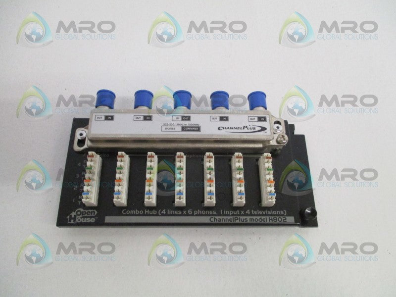 OPEN HOUSE H802 COMBO HUB (4LINES x 6PHONES, 1INPUT x 4TELEVISIONS) NSNP
