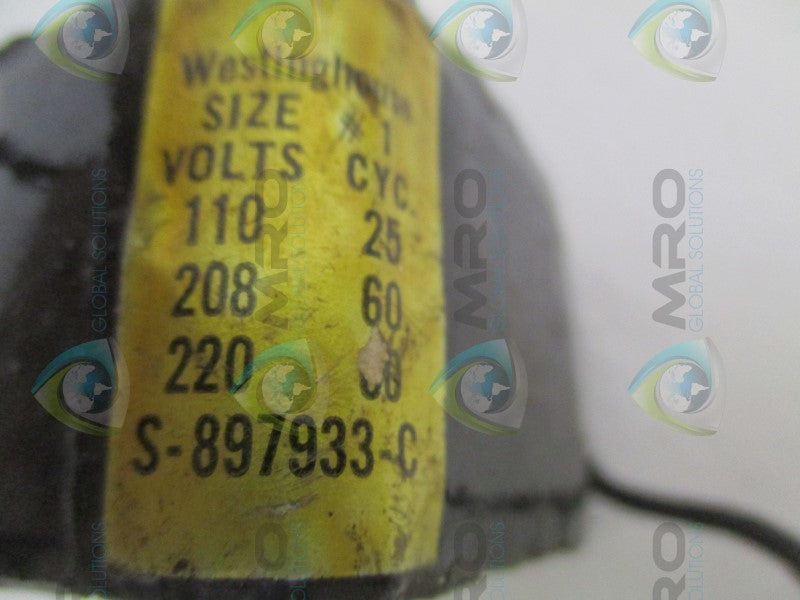 WESTINGHOUSE 897933-C COIL 110/208/220V UNMP