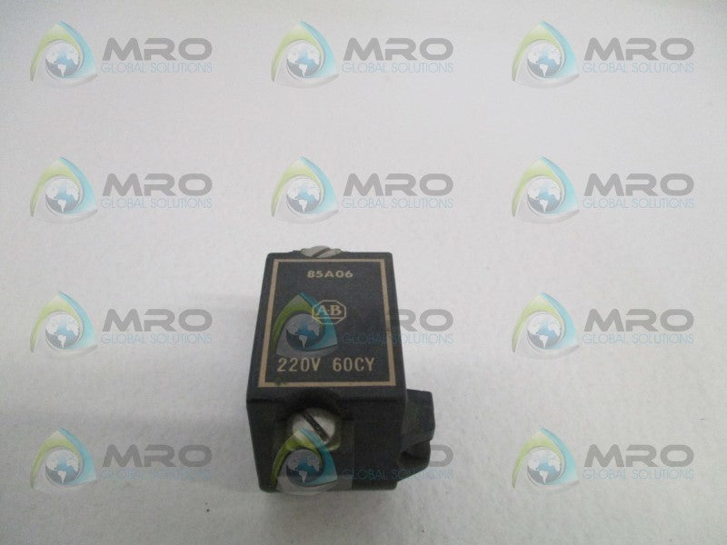 INDUSTRIAL SPARE PART 85A06 COIL 220V  UNMP