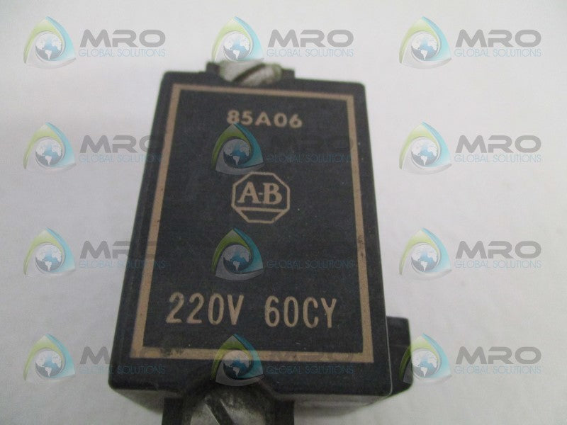 INDUSTRIAL SPARE PART 85A06 COIL 220V  UNMP