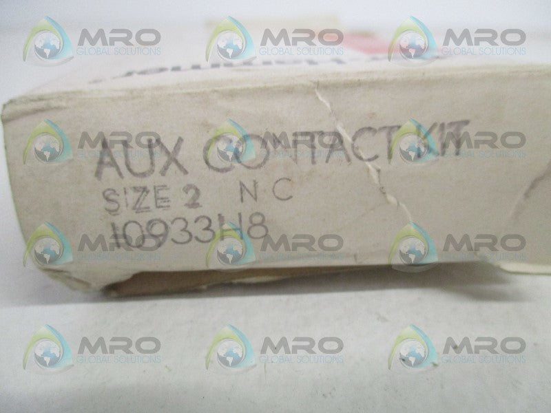 CUTLER HAMMER 10933H8 AUXILIARY CONTACT KIT (MISSING ACCESS.)  NSMP