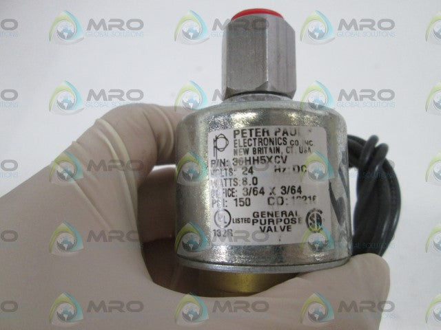 PETER PAUL VALVE 24V 36HH5XCV *NEW NO BOX*