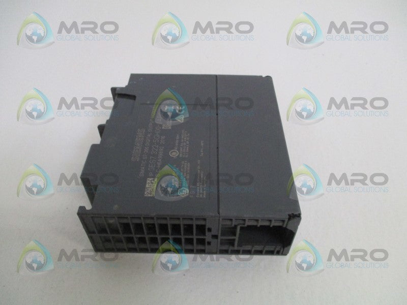 SIEMENS SIMATIC S7-300 6ES7322-5GH00-0AB0 DIGITAL OUTPUT MODULE NSNP