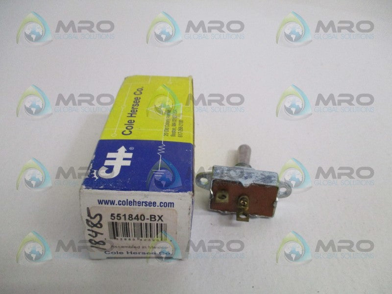 COLE HERSEE 551840-BX TOGGLE SWITCH  NSMP
