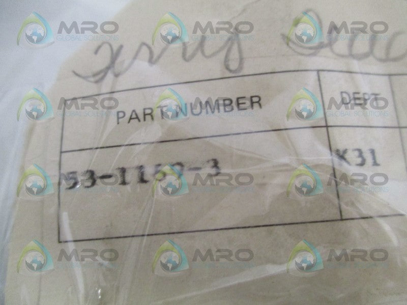 CUTLER HAMMER 53-1169-3 PUSHBUTTON ASSEM. (MISSING ACCESSORIES)  NSNP