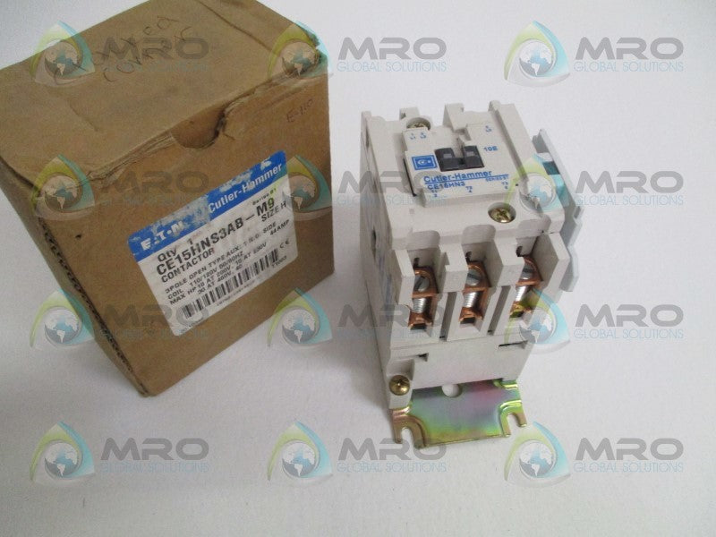 CUTLER HAMMER CE15HNS3AB-M9 CONTACTOR 110/120V (AS PICTURED)  NSMP
