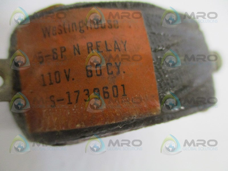 WESTINGHOUSE 1739601 COIL 110V (MISSING ACCESSORIES)  NSNP