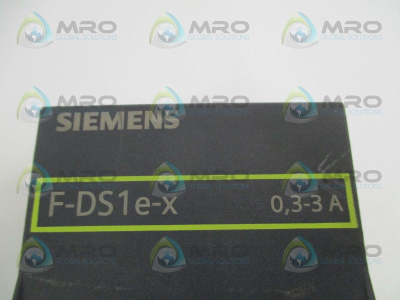 SIEMENS F-DS1e-x 3RK1301-0AB13-0AA4 STARTER 0,3-3A (AS PICTURED) *NEW NO BOX*