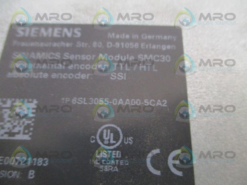 SIEMENS SINAMICS 6SL3055-0AA00-5CA2 SENSOR MODULE SMC30 *NEW NO BOX*