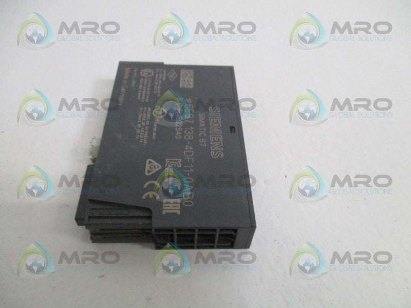 SIEMENS SIMATIC S7 6ES7138-4DF11-0AB0 MOD BUS MODULE *NEW NO BOX*