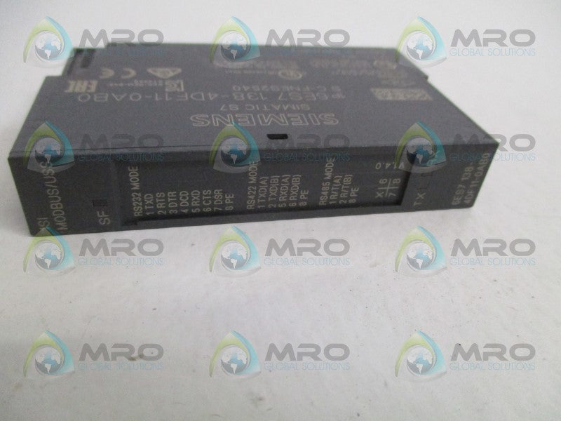 SIEMENS SIMATIC S7 6ES7138-4DF11-0AB0 MOD BUS MODULE *NEW NO BOX*