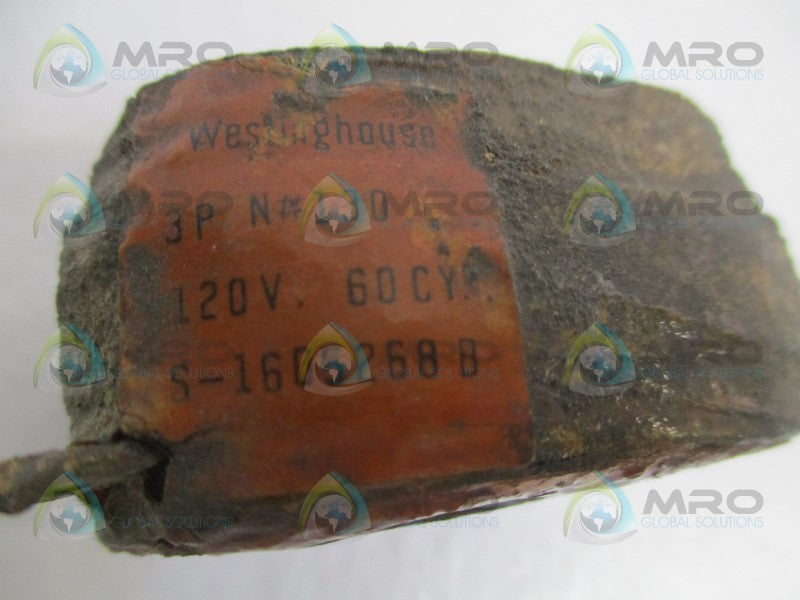 WESTINGHOUSE 1605268-B COIL 120V (MISSING ACCESSORIES)  NSNP