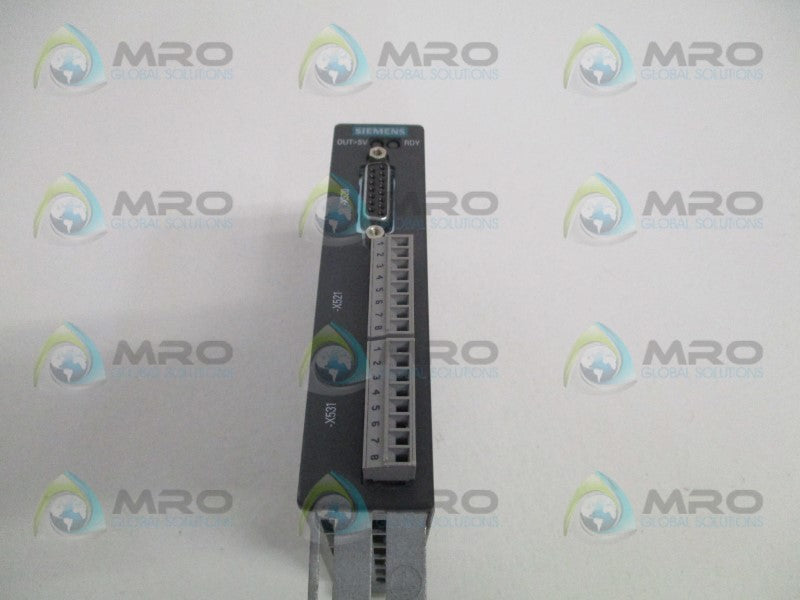 SIEMENS SINAMICS 6SL3055-0AA00-5CA2 SENSOR MODULE SMC30 *USED*